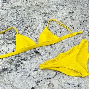 Vitamin A Vibrant Yellow Bikini Set